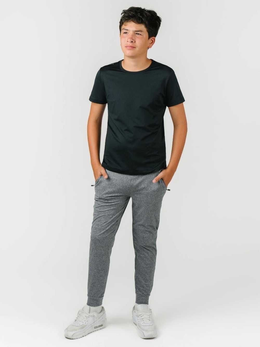 ZYIA Kids Gray downtime joggers RC Sweatpants